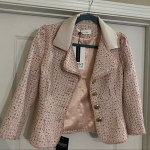 Pink Tweed Blazer